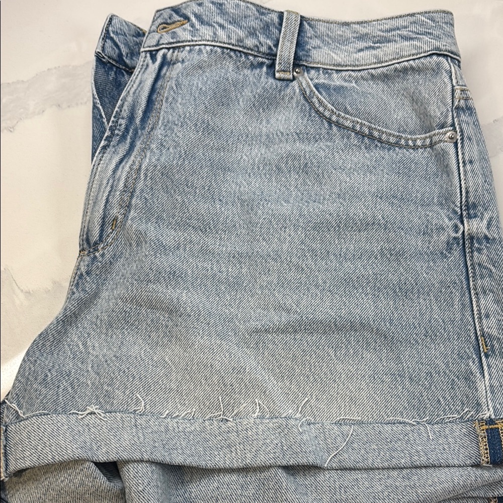 Dynamite Light Blue Jean Shorts
